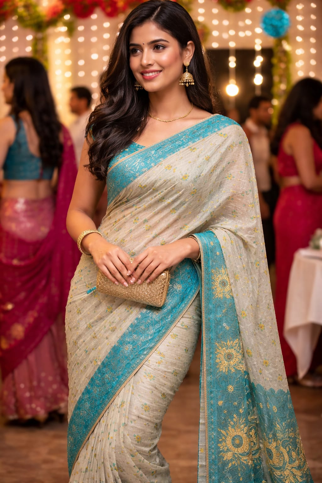 Jamdani cotton saree